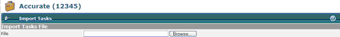 Import Tasks